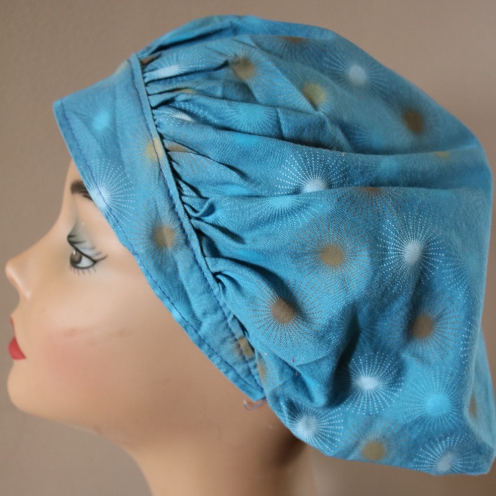 Fancy spot scrub hat
